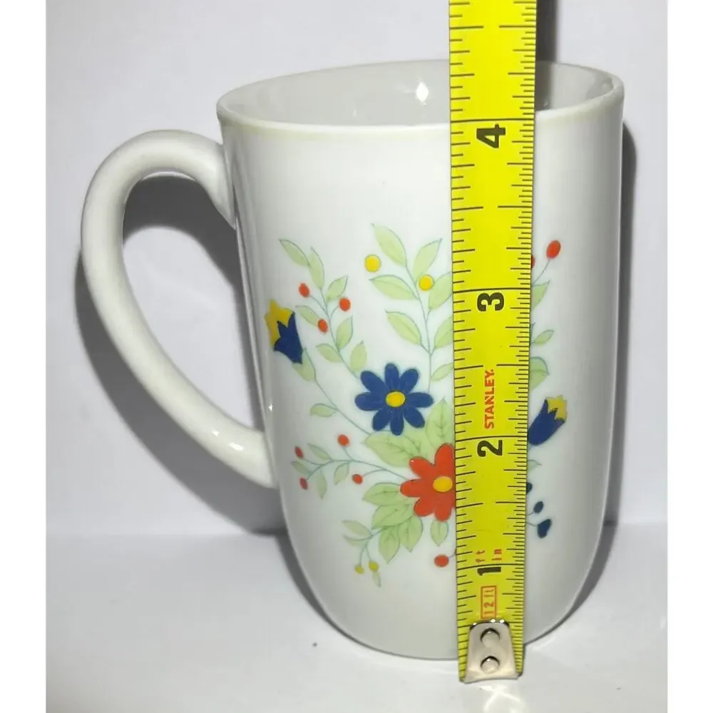 Cute floral coffee mug